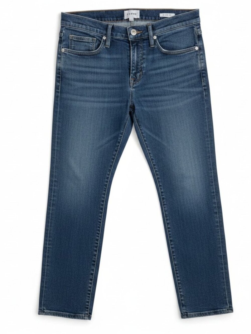 FRAME L’Homme Slim Jeans Mens 34 Blue Medium Wash Stretch Denim Reseda